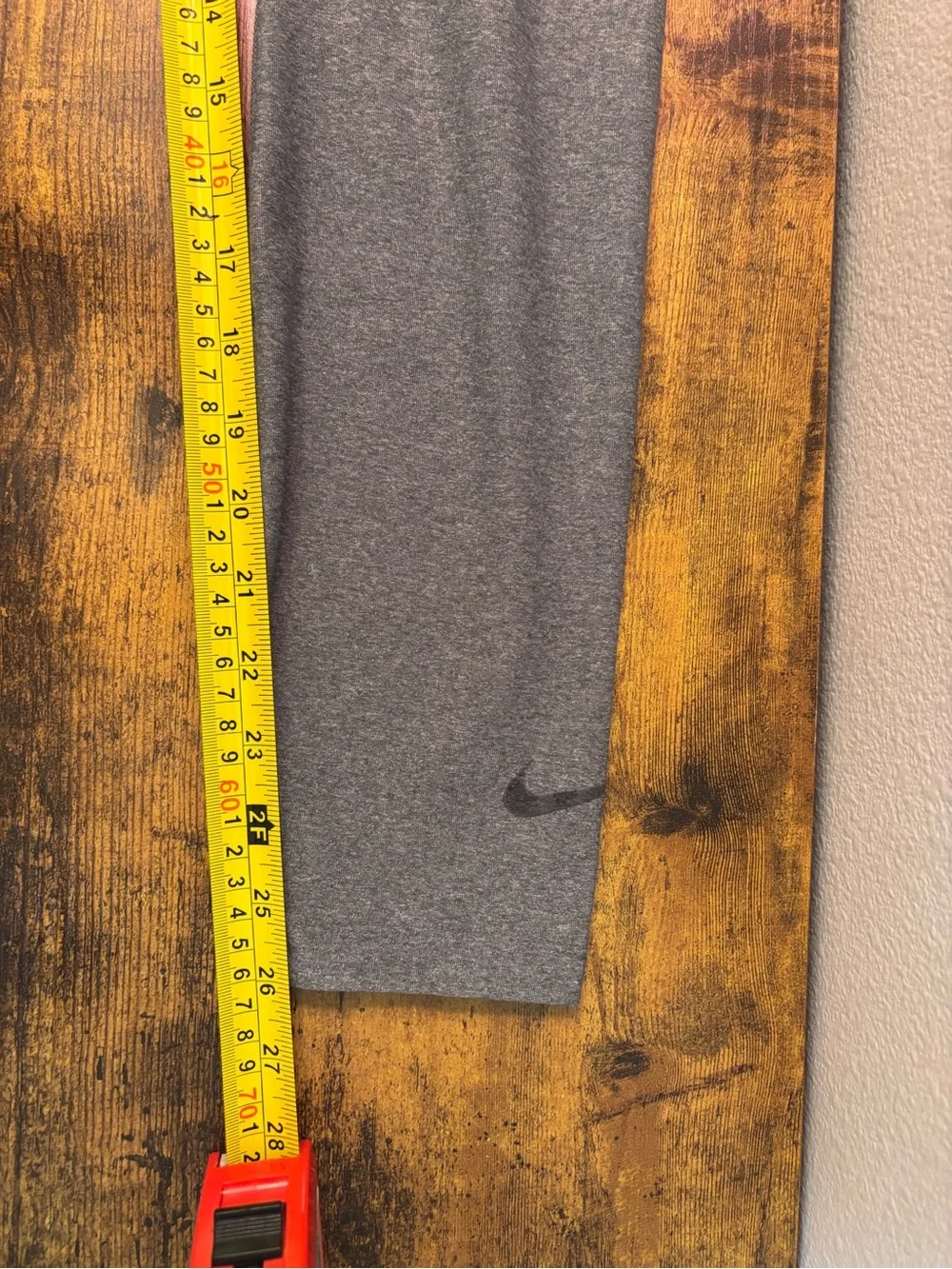 Nike Black Graphic Sports Bra & Gray Athletic Leggings Set